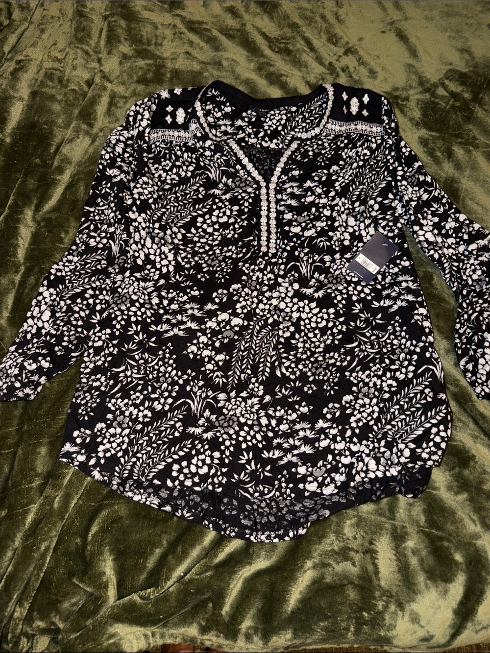 NWT Lucky Brand Blouse 1X
